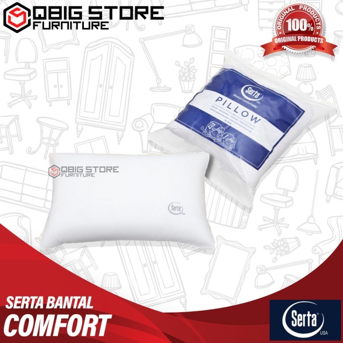 Bantal SERTA Comfort Fiber Pillow / Serta Pillow Comfort Fiber Empuk