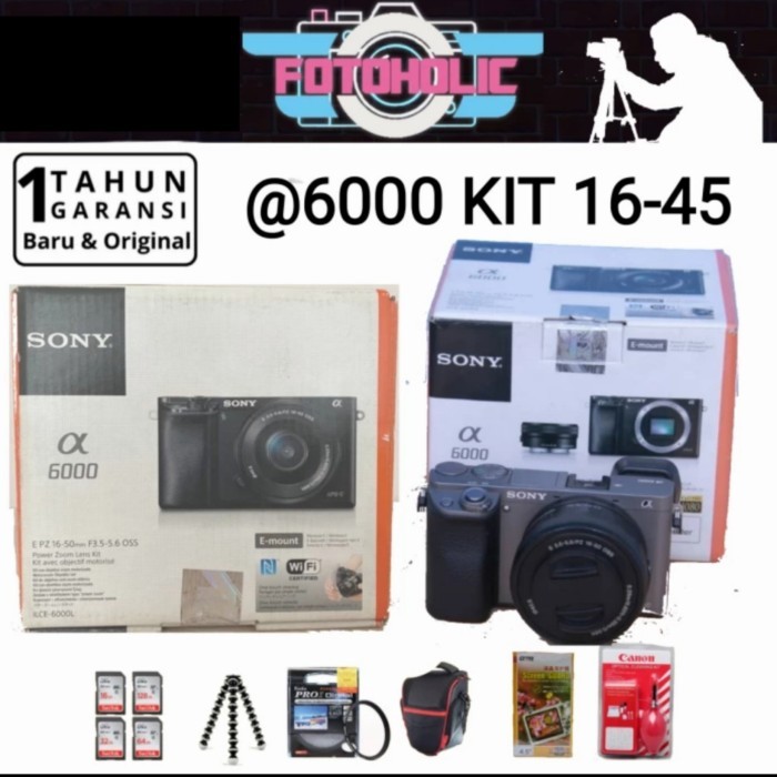 Sony Alpha A6000 Kit16-50Mm Oss /Kamera Sony A6000 Kit16-50/Sony A6000