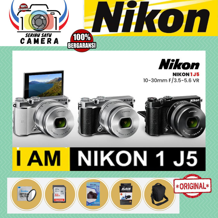 Kamera Mirrorless Nikon 1 J5 Kit 10-30Mm