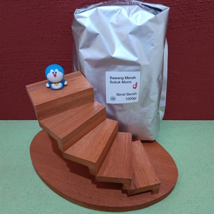 

TERLARIS BAWANG MERAH BUBUK MURNI 1 KG / PURE RED ONION POWDER 1000 GRAM / SHALLOT / REMPAH / BUMBU