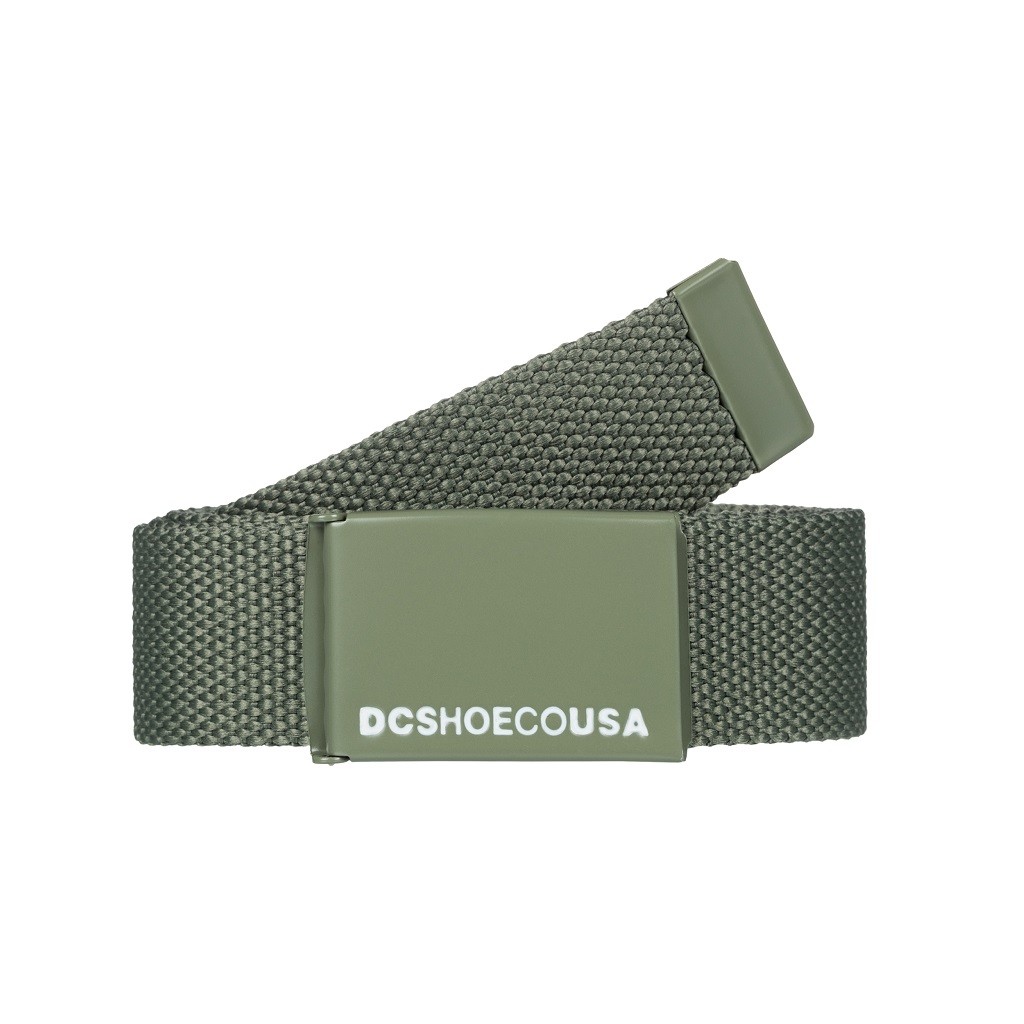 DC Shoes Men Web Belt 3 Belt Deep Lichen Green ADYAA03130