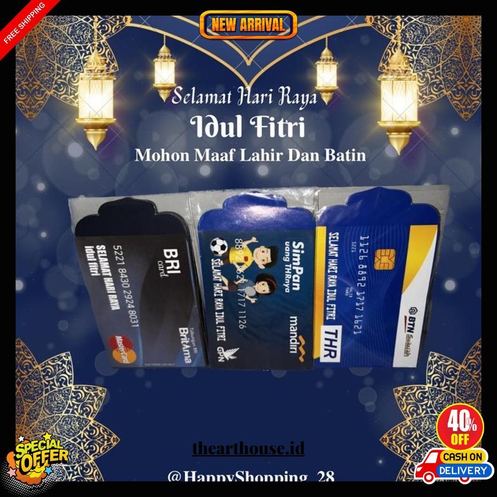 

[Lebaran] Amplop Lebaran 2024 Model Bank B Medium Termurah Banget