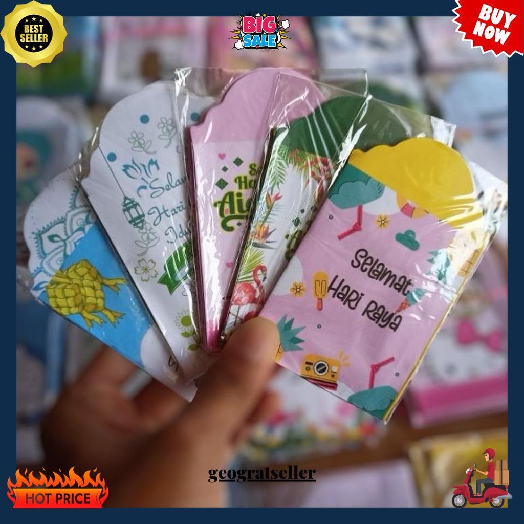 

Amplop Lebaran 1 Pak Isi 10 Pcs Motif Random Termurah Banget