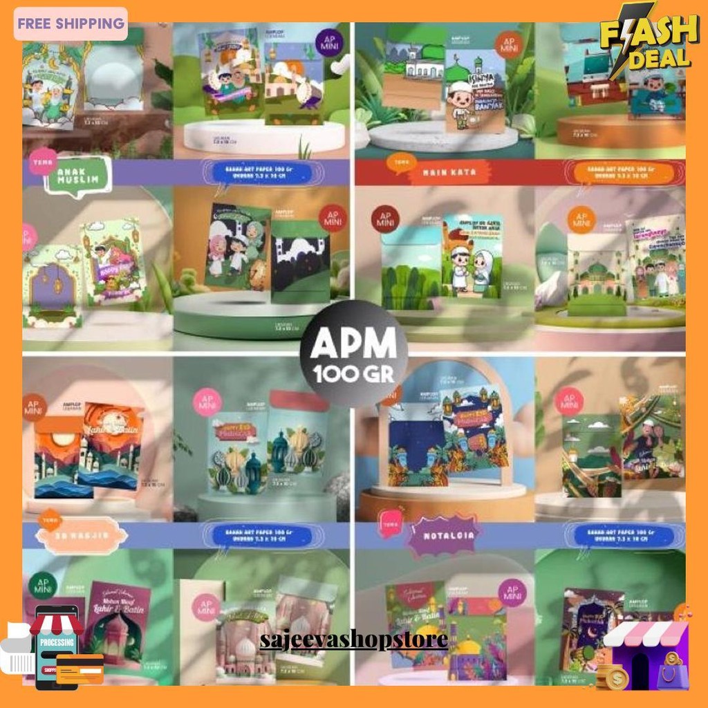 

Amplop Lebaran Edukasi (Isi100Pcs) | Amplop Edukasi | Isi 4 Desain (Sesuai Tema) | Bahan Premium Cod