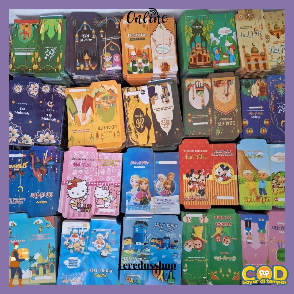 

(100 Lembar) Amplop Lebaran Ukuran Jumbo Uang Tidak Ditekuk Terlaris