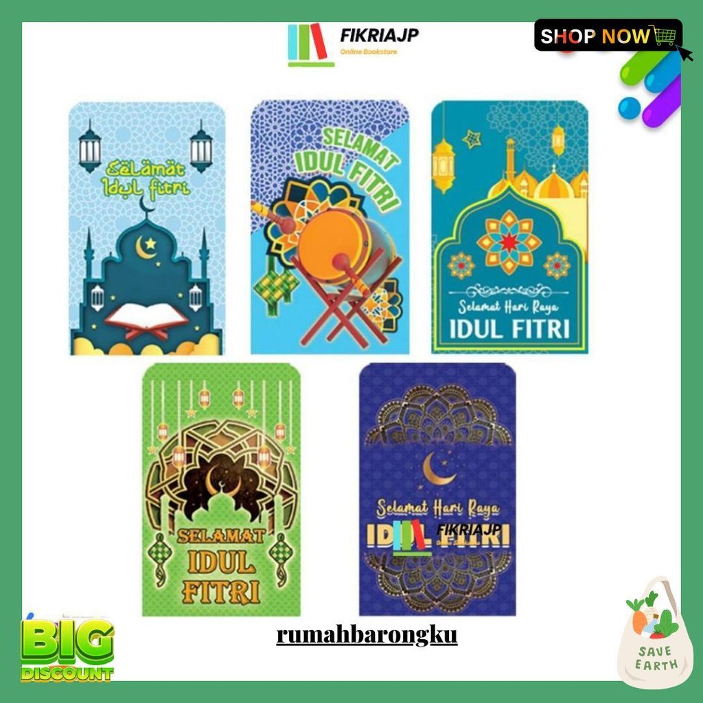 

Amplop Lebaran Islami Lucu Paket Isi 100 Pcs - Lingkar Media Gratis Ongkir