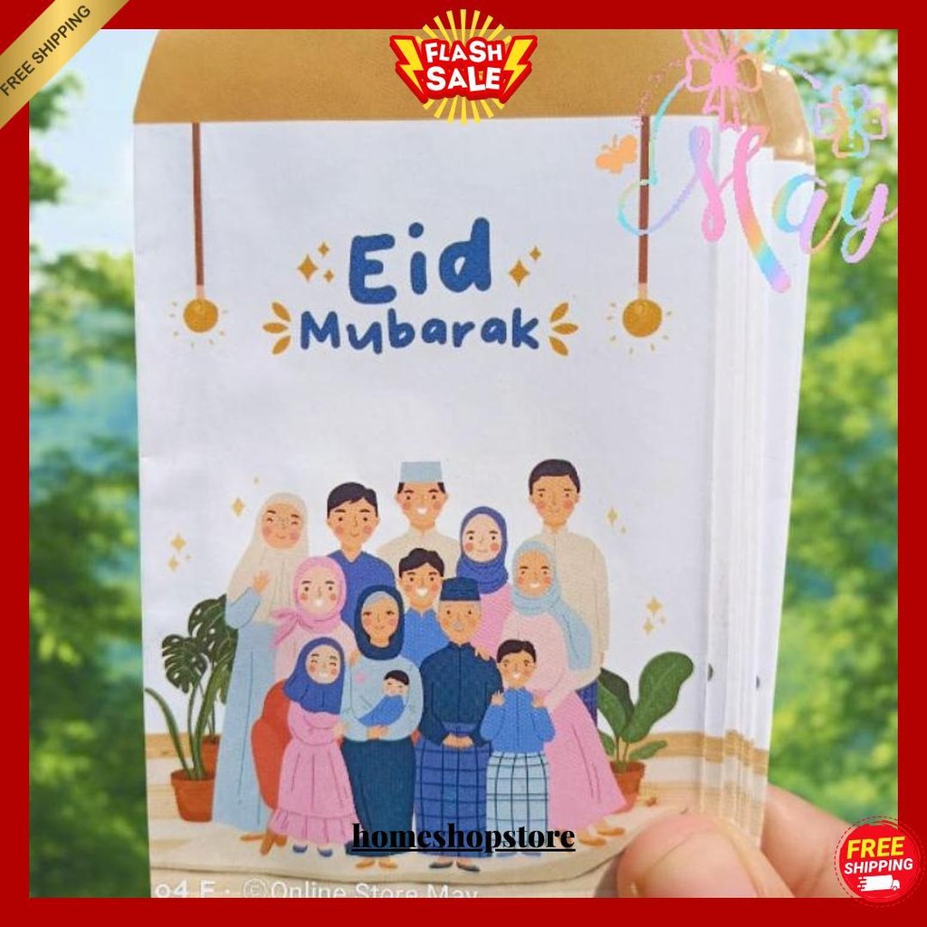 

{Isi 10 Pcs} Premium Amplop Lebaran 2025 Motif Unik Lucu Cod