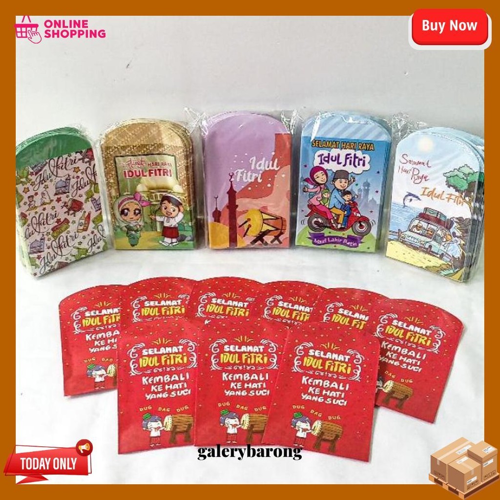 

Amplop Lebaran Unik Angpau Lebaran Isi 100Pcs Amplop Angpao Lebaran Karakter Terlaris