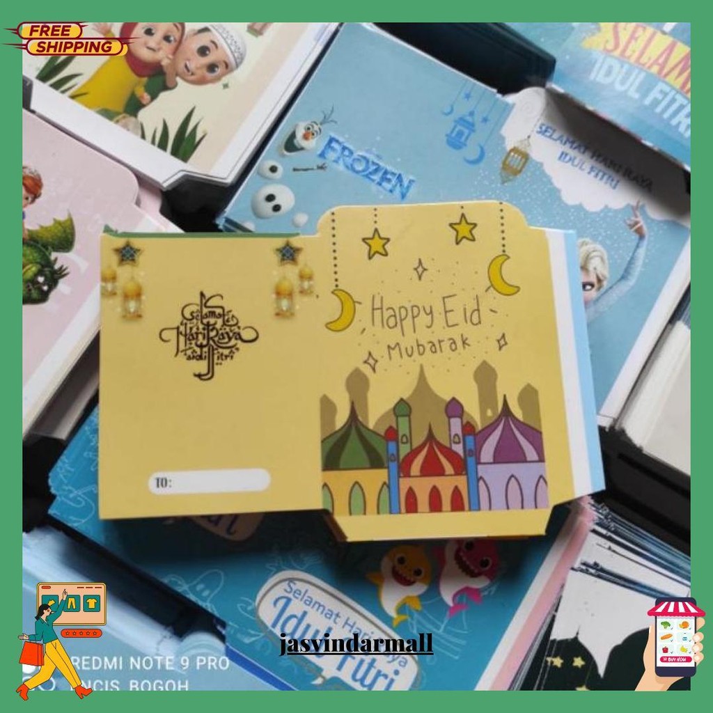 

Pilih Motif - 100 Lembar Amplop Mini Karakter Bisa Cod