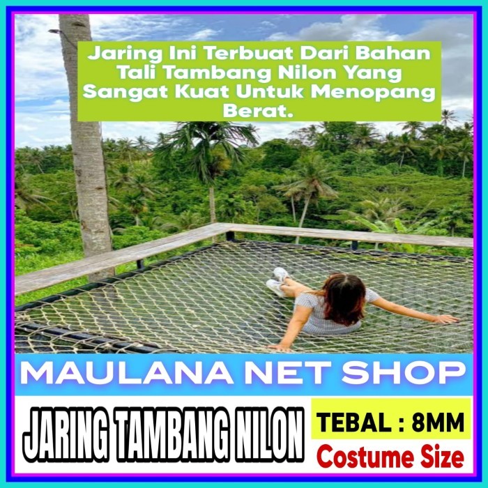 TERBARU jaring ayunan nilon hammock