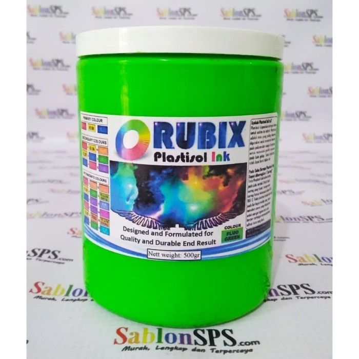 

TERLARIS! Tinta Sablon Distro Plastisol Flo Green