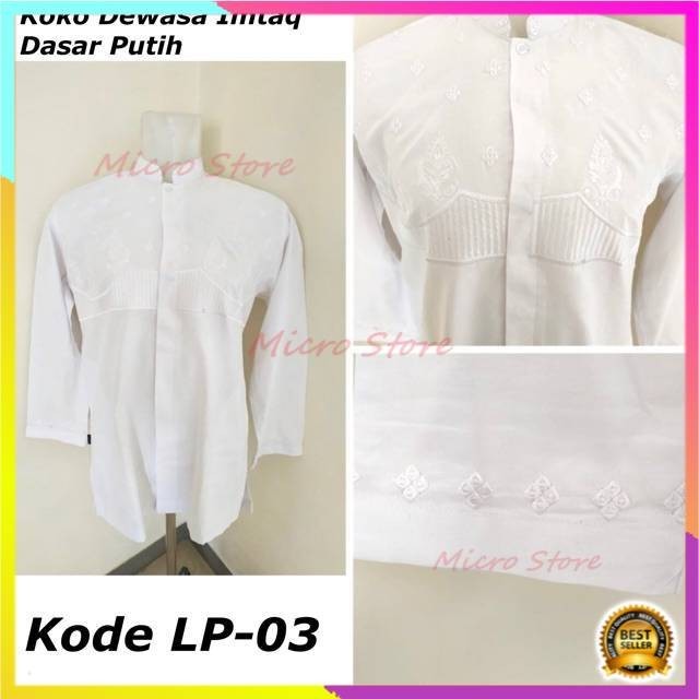 Best Seller Baju Koko Katun Dewasa Imtaq Exclusive Lengan Panjang -Ms