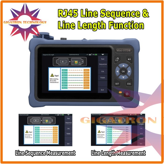 Promo Smart Mini Otdr / Otdr Fiber Optic Aua800U / Otdr Mini Touchscreen