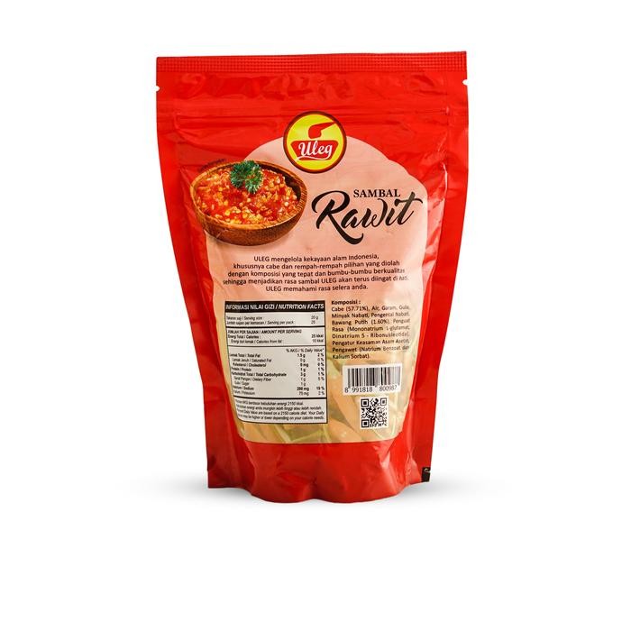 

Finna Sambal Uleg Rawit (Pouch/500Gr) Best Seller