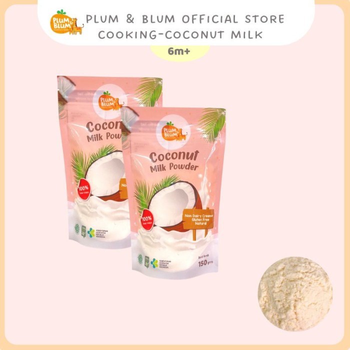 

Plum&Blum Santan Mpasi Coconut Milk Powder Bb Booster / Coconut Sugar Best Seller