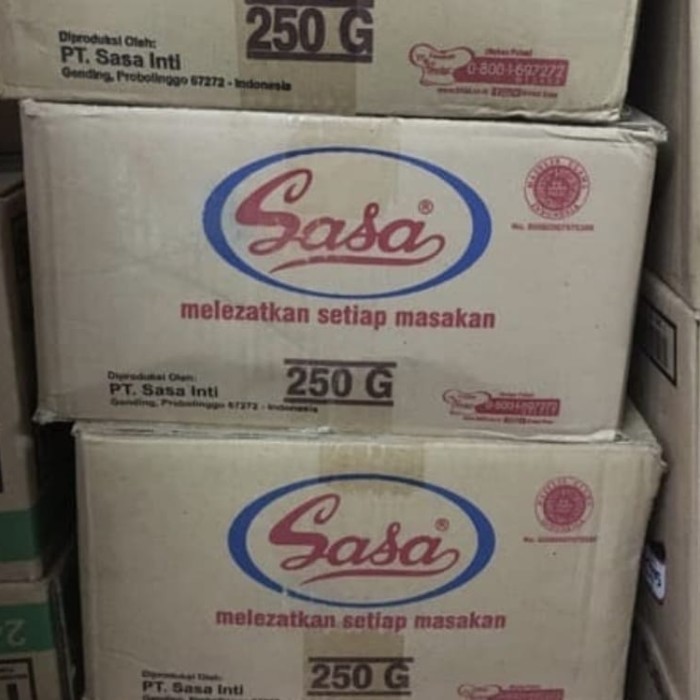 Sasa 250 Gram 1 Dus Isi 48 Bungkus Best Seller