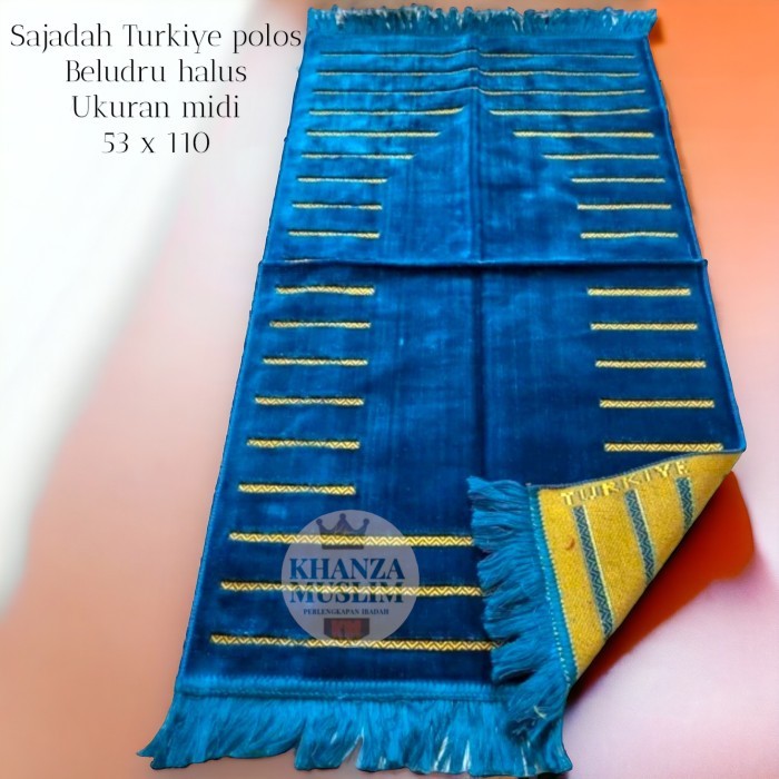 Kosanshoop Sajadah Polos Warna Sejadah Turkiye Beludru Tebal Full Plain/Polos