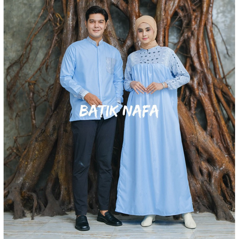 Copel Baju Pasangan Koko Gamis Baju Kouple Premium Pakaian Set Suami Istri Couple Bju Pasangan Caupl