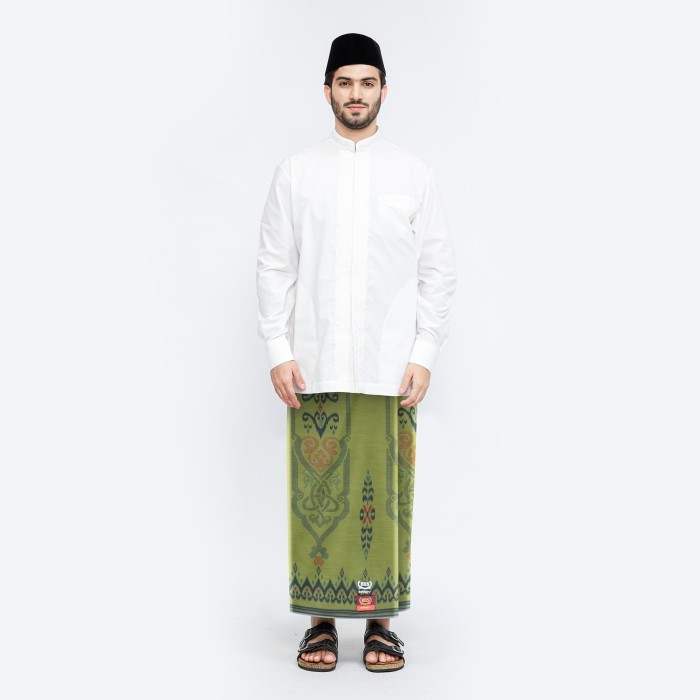 Kosanshoop Sarung Bhs Infinity Gold Motif V32 Ekj Hijau