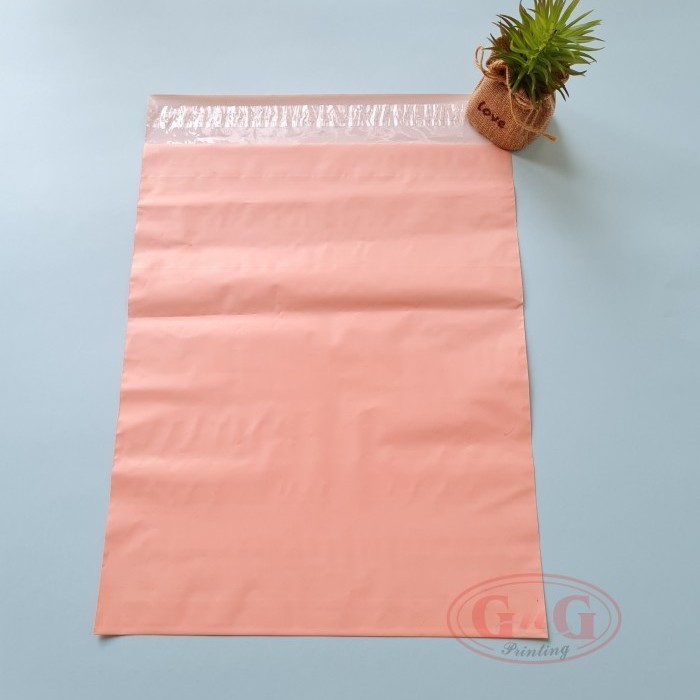

Plastik Polymailer 17X26 Pink Custom Print, Packing Amplop Olshop