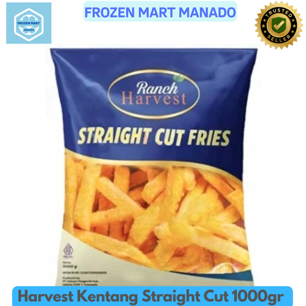 

Harvest Kentang Straight Cut 1000gr - Frozen Mart Manado (Frozen Food Manado)