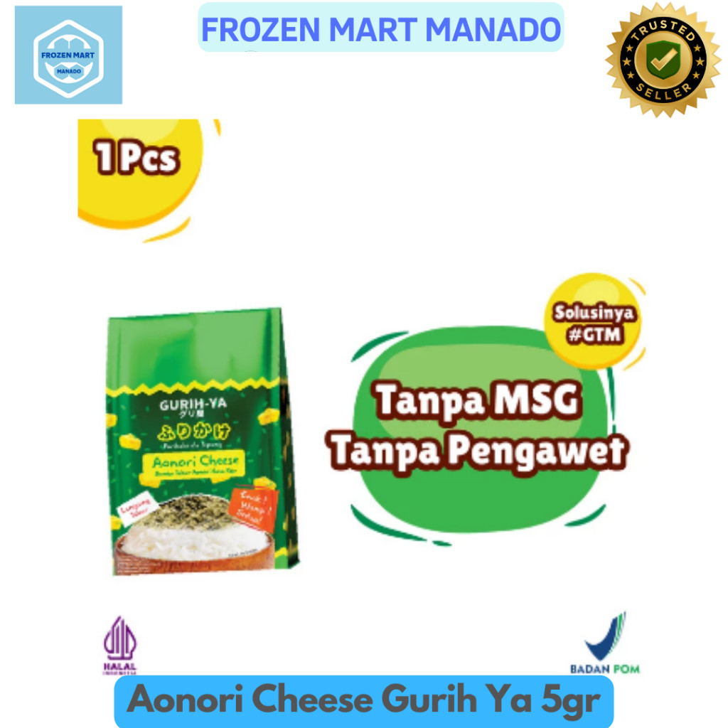 

Aonori Cheese Gurih Ya 5gr - Frozen Mart Manado (Frozen Food Manado)