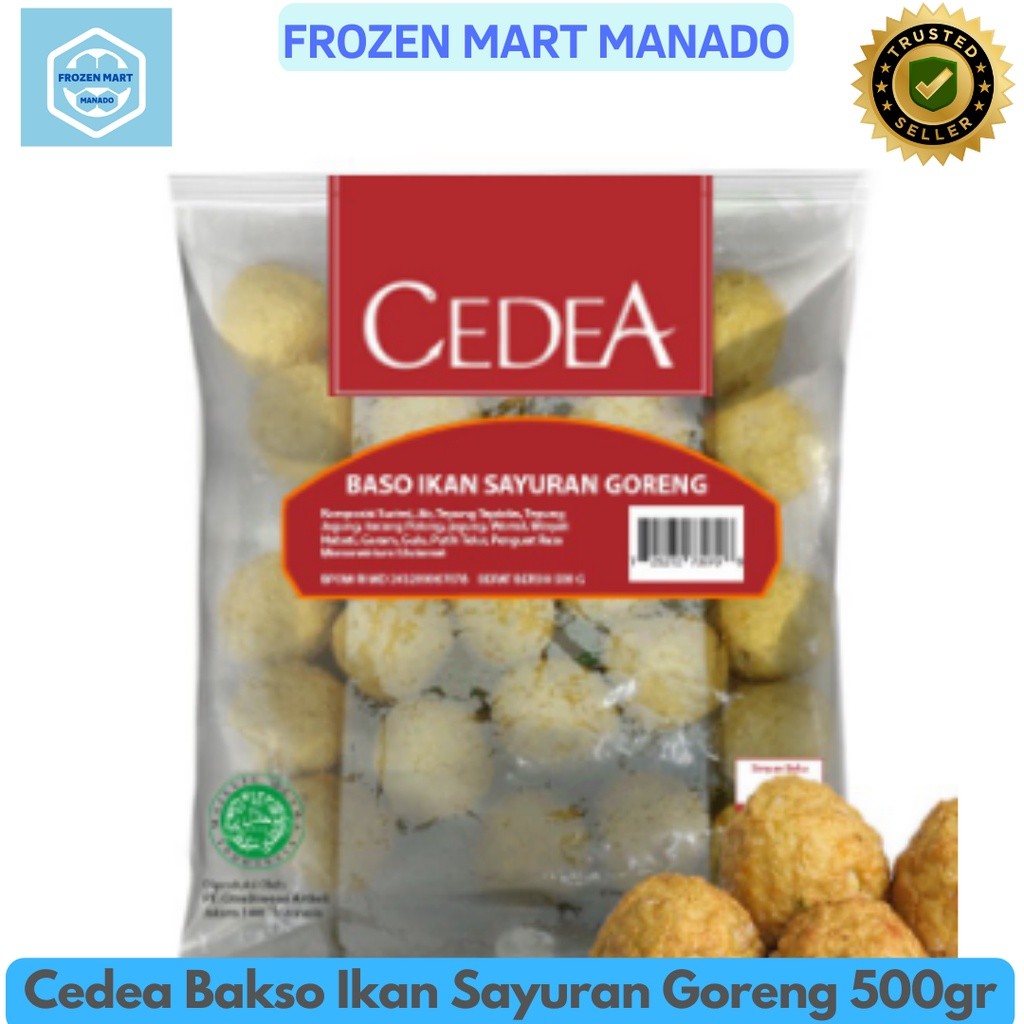 

Cedea Bakso Ikan Sayuran Goreng 500gr - Frozen Mart Manado (Frozen Food Manado)