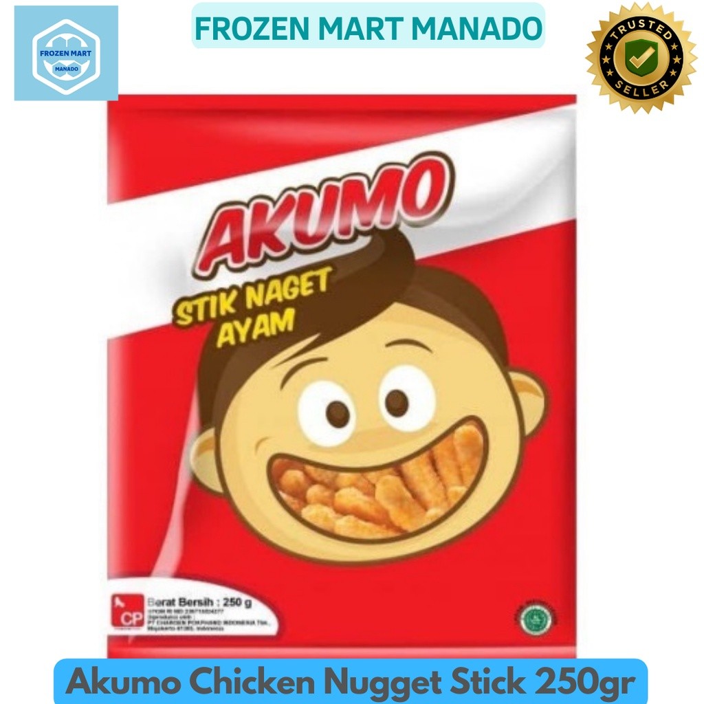 

Akumo Chicken Nugget Stick 250gr - Frozen Mart Manado (Frozen Food Manado)