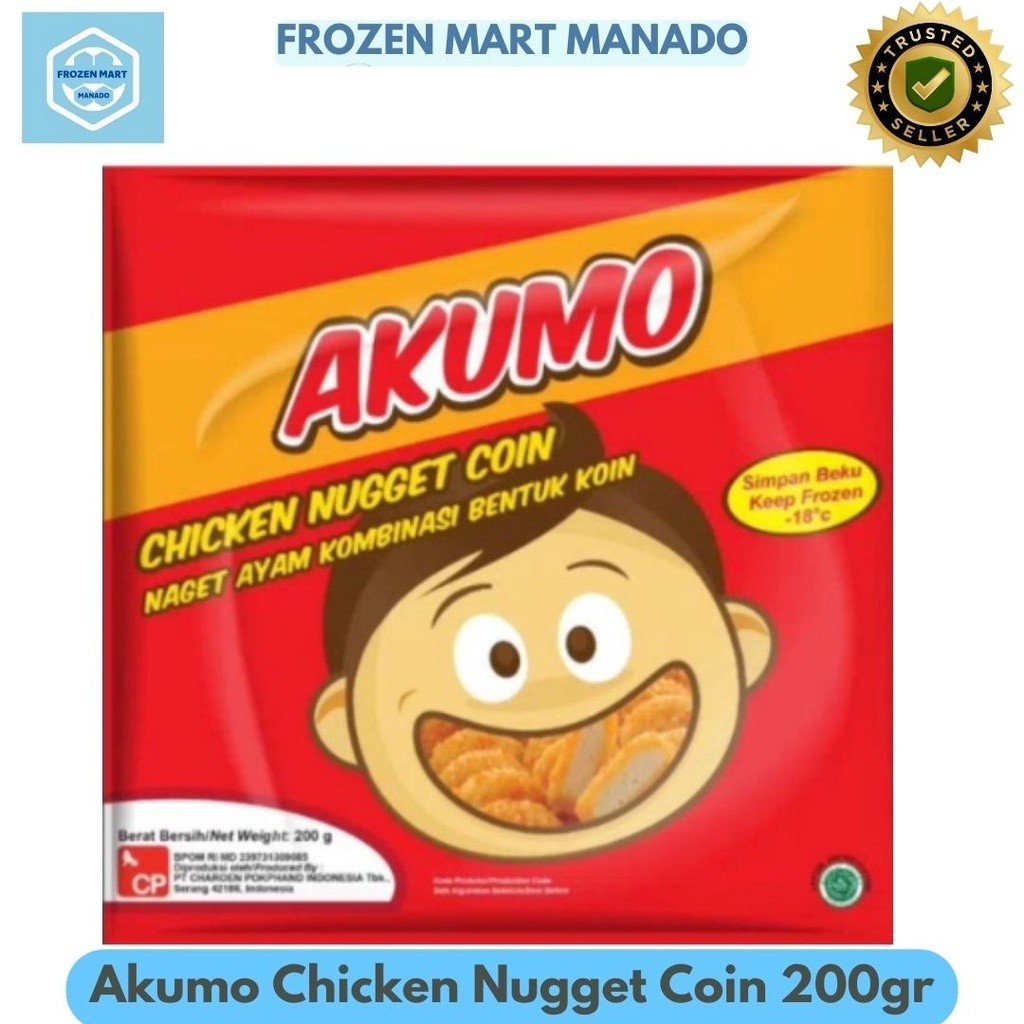 

Akumo Chicken Nugget Coin 200gr - Frozen Mart Manado (Frozen Food Manado)