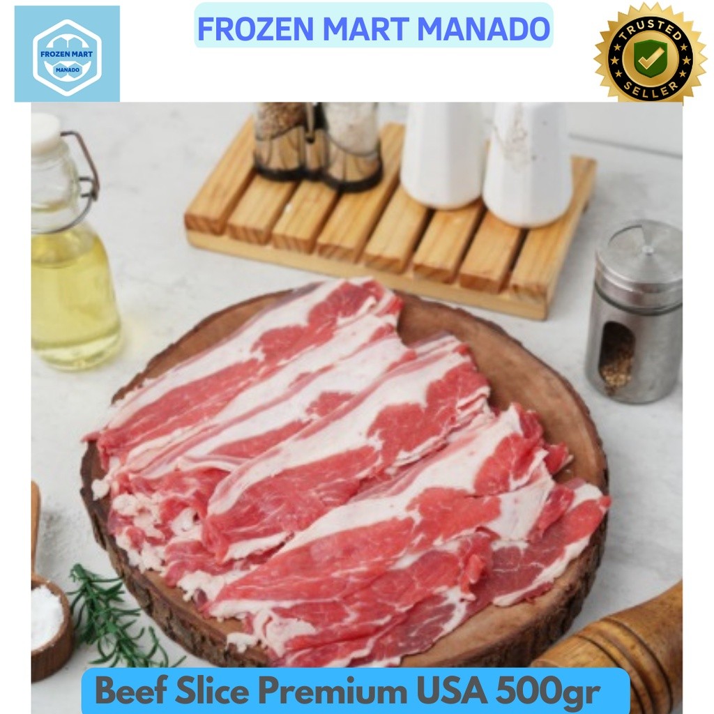 

Beef Slice Premium USA 500gr - Frozen Mart Manado (Frozen Food Manado)