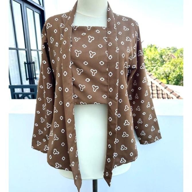 || PROMO BUSANA WANITA ~`~ Kebaya Kutu Baru Baju Jumputan Kebaya Kondangan Kebaya Batik ||~~~