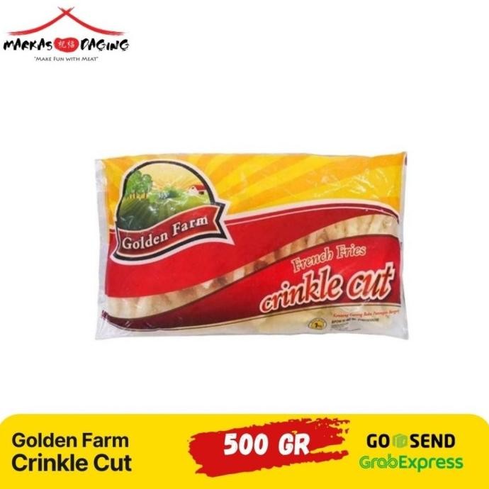 

Golden Farm Crinkle Cut 500Gr Kentang Original