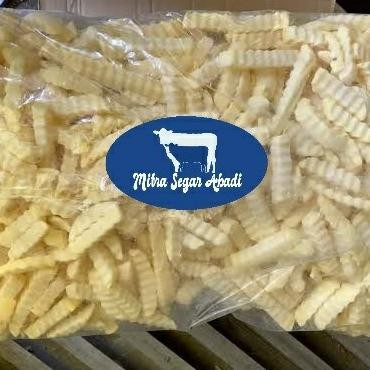 

Kentang Goreng Crinkle @2.5Kg - Termurah !!! Original