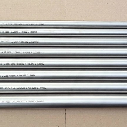 Pipa Titanium / Tabung Titan Od 38Mm Grade 2 Astm B338 New