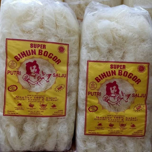 

TERLARIS BIHUN PUTRI BOGOR PER BAL ISI 2.5 KG MURAH!!! MURAH