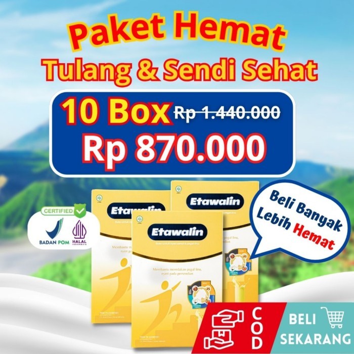 

TERLARIS ETAWALIN SUSU BUBUK KAMBING ETAWA ORIGINAL 200 GRAM ISI 10 BOX MURAH!!! MURAH