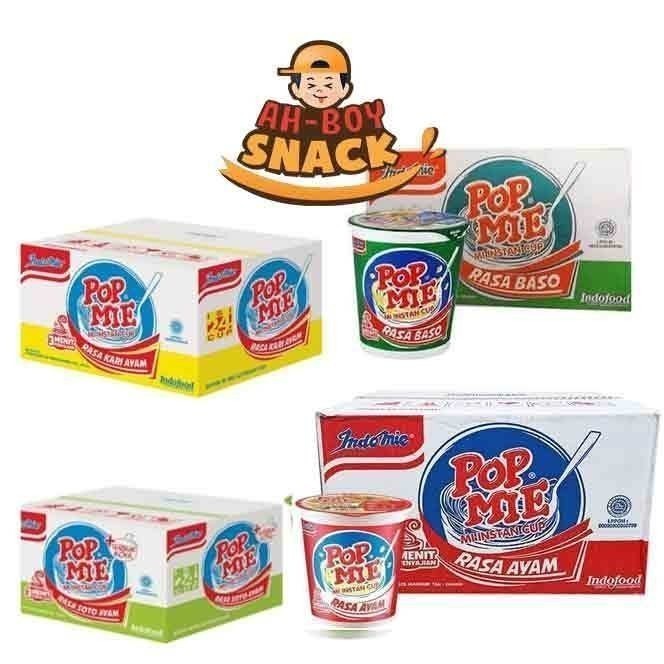 

TERLARIS 1 DUS POP MIE CUP BESAR 75GR X ALL VARIAN - POPMIE CUP ALL VARIAN - SOTO KARI AYAM BASO