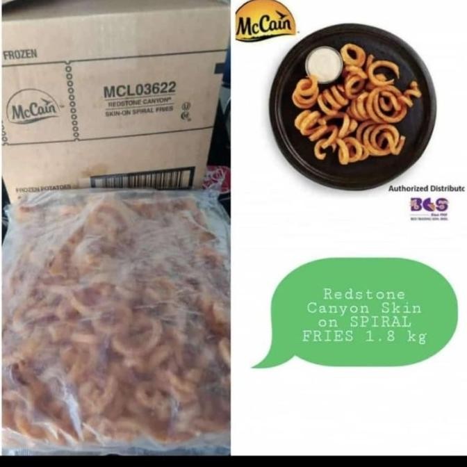 

Mccain Kentang Goreng Curly Super Spiral 900G Frozen Original