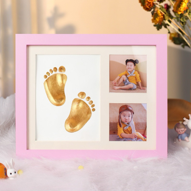 Best Seller Cetakan Kaki Tangan Baby Foot Hand Print Kado Hadiah Bayi Newborn Free Lampu