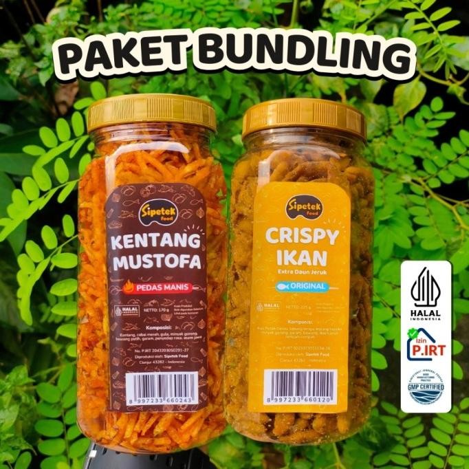 

Paket Bundling Kentang Mustofa + Crispy Ikan Toples Terlaris Original