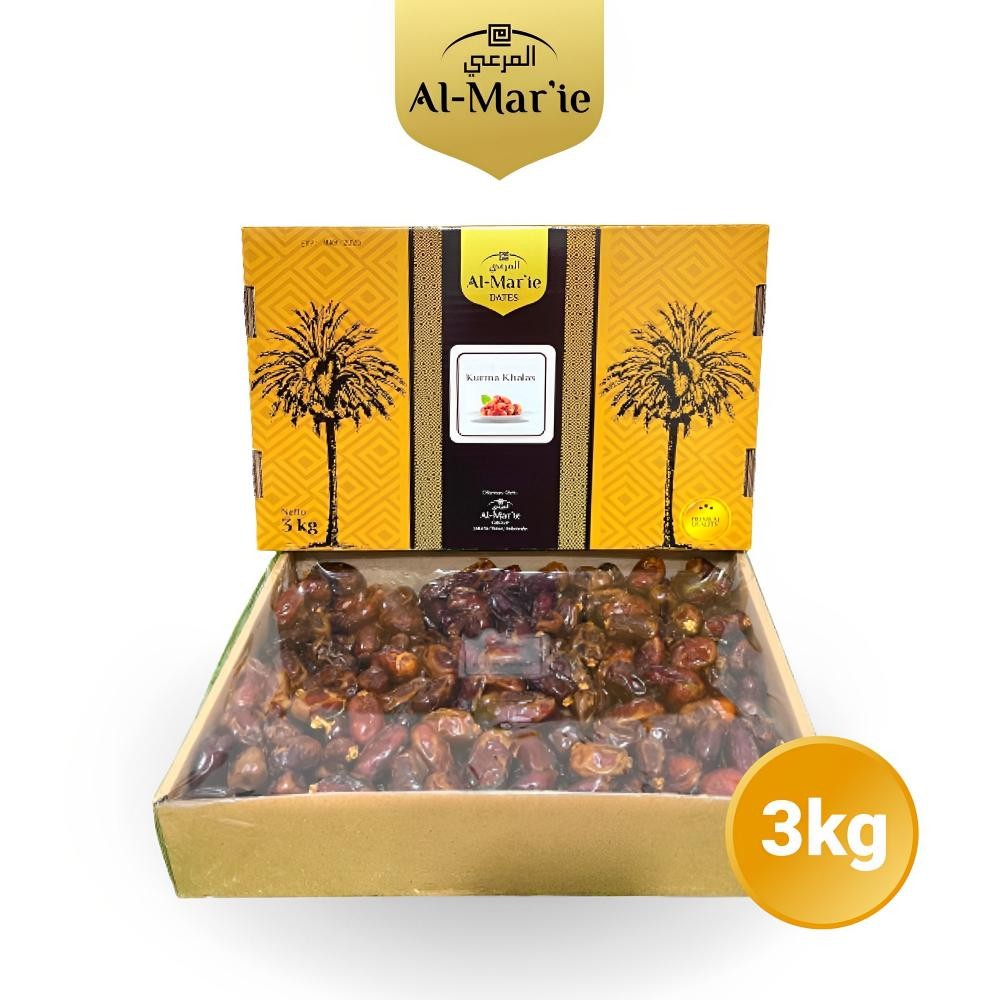 

Al Mar'ie Kurma Khalas 3kg Original Dates of Kholas