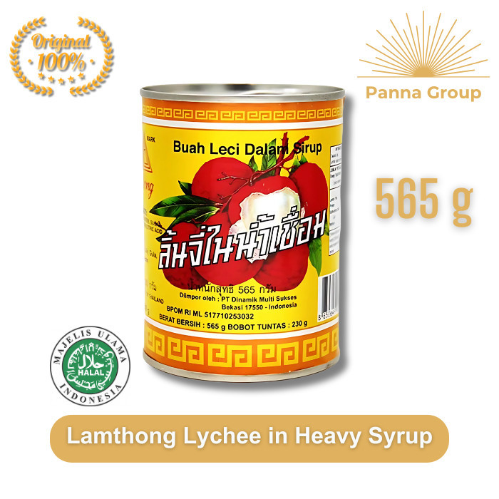 

Lamthong Lychee in Heavy Syrup / Buah Leci dalam Sirup / Lamthong Lychee Can