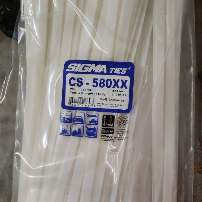 

Kabel Ties 13 X 580 mm sigma / kabel ties sigma 13 x 580 mm