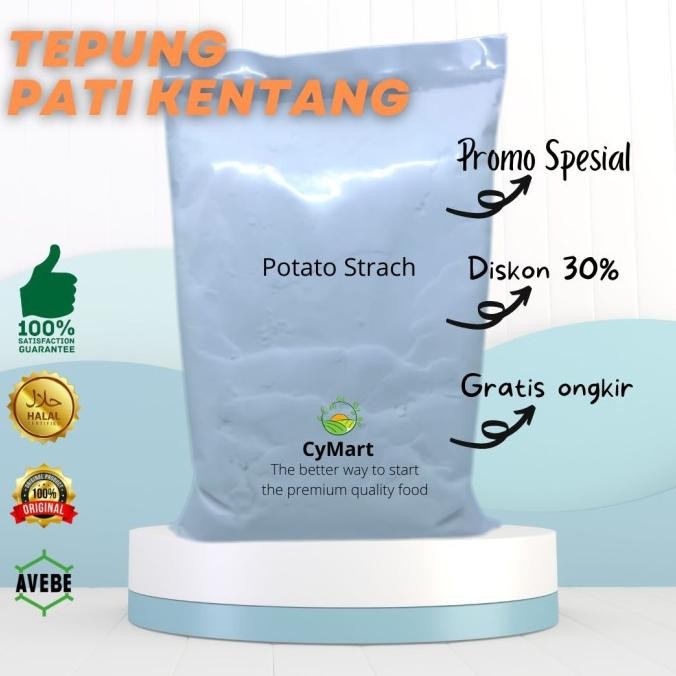 

Potato Starch (1 Kg) / Tepung Pati Kentang Original