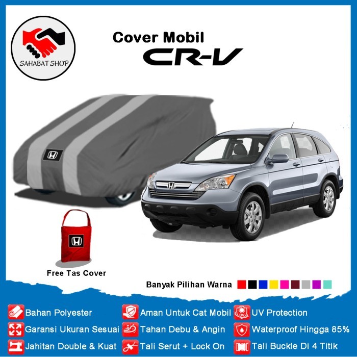 Cover Mobil Crv Gen 1 Gen 2 / Sarung Crv 2002, 2003, 2004, 2005, 2006