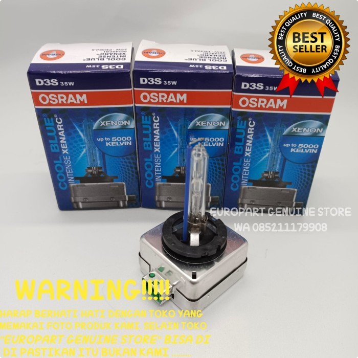 BOHLAMP LAMPU HID D3S OSRAM XENON XENARC COOL BLUE 5000K