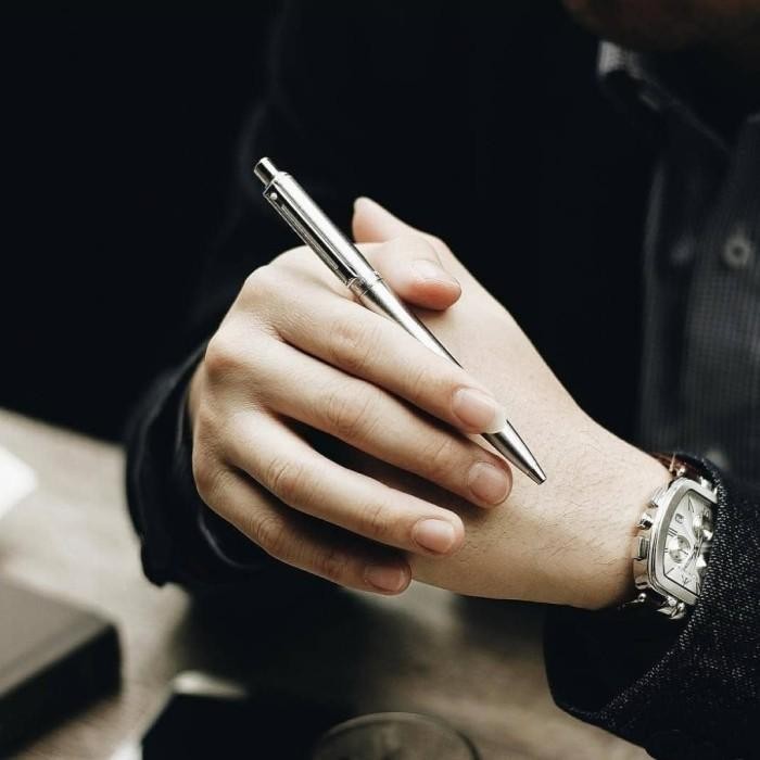 

Sheaffer Sentinel 323 BP- Brushed Chrome Plate Featuring Nickel Plate Original