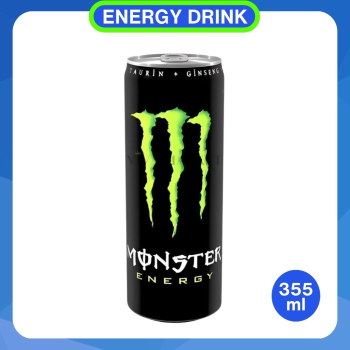 

TERLARIS MONSTER ENERGY DRINK 355ML. MINUMAN ENERGI BERLOGO HALAL MURAH!!! MURAH