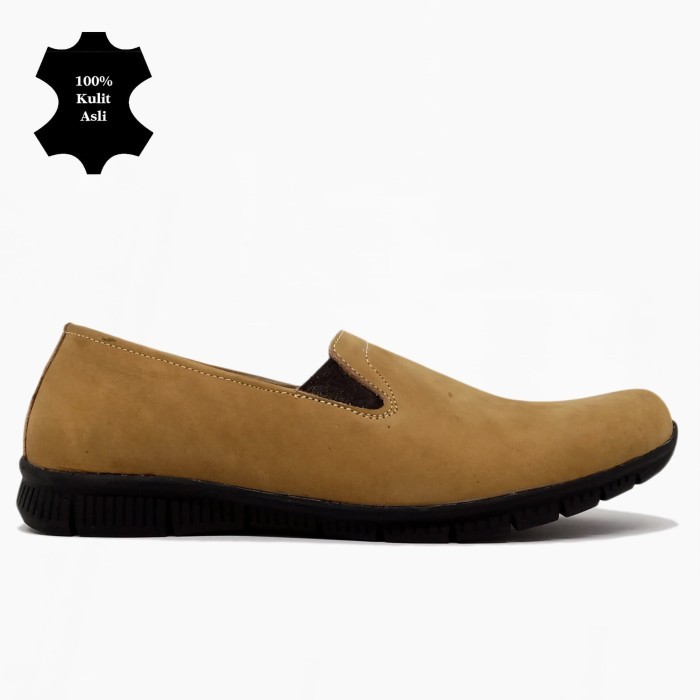 Davalo Sepatu Pria Casual Kulit Crazy Horse Handmade