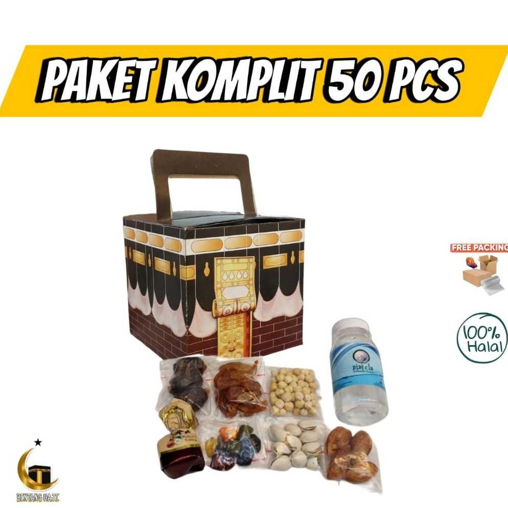 

SPIROS OLEH OLEH HAJI & UMROH PAKET KOMPLIT 50PCS NON TASBIH
